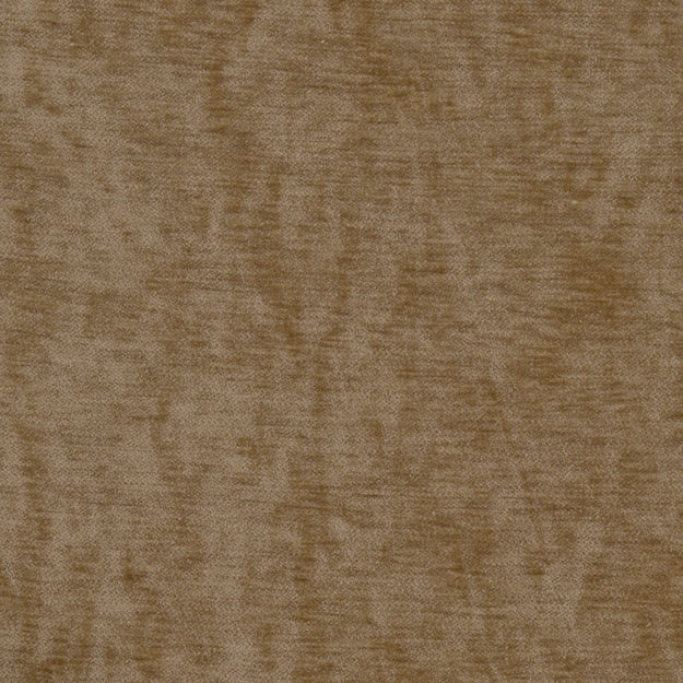 Close-up of plain brown chenille fabric with a soft nap, suitable for upholstery or jackets.