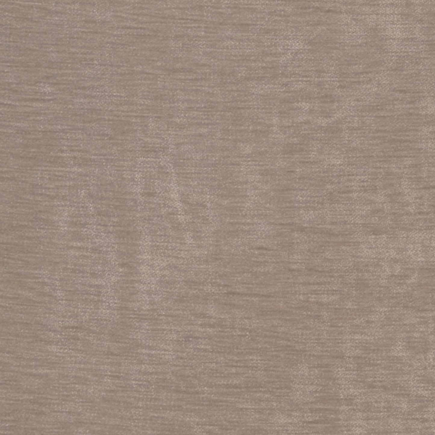 Taupe chenille fabric swatch with soft nap and subtle sheen.