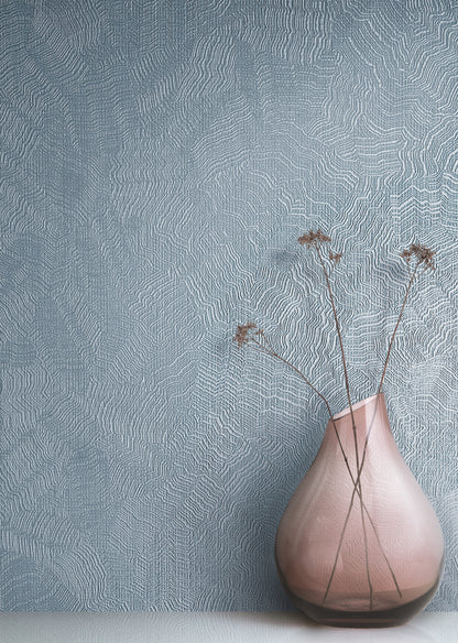 York Wallcoverings Candice Olson Terrain Aura Blue Wallpaper  Textures Blues   - COD0515N