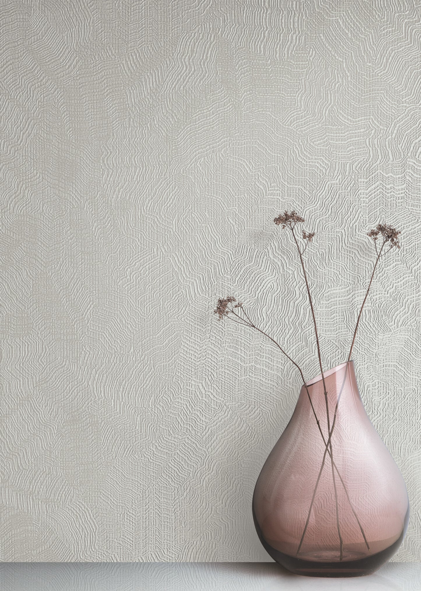 York Wallcoverings Candice Olson Terrain Aura White Wallpaper  Textures Whites and Off-Whites   - COD0519N