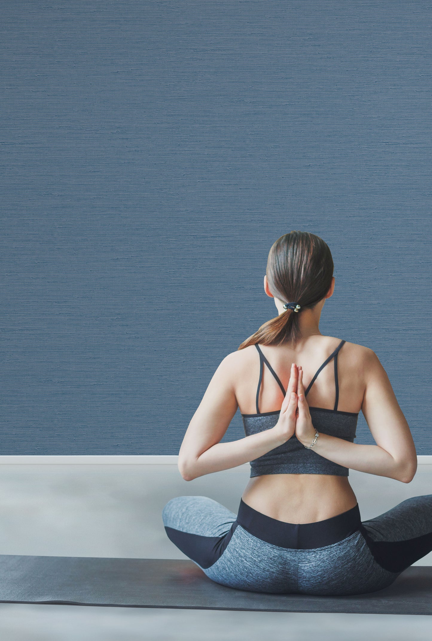 York Wallcoverings Candice Olson Terrain Pampas Blue Wallpaper  Textures Blues   - COD0552N