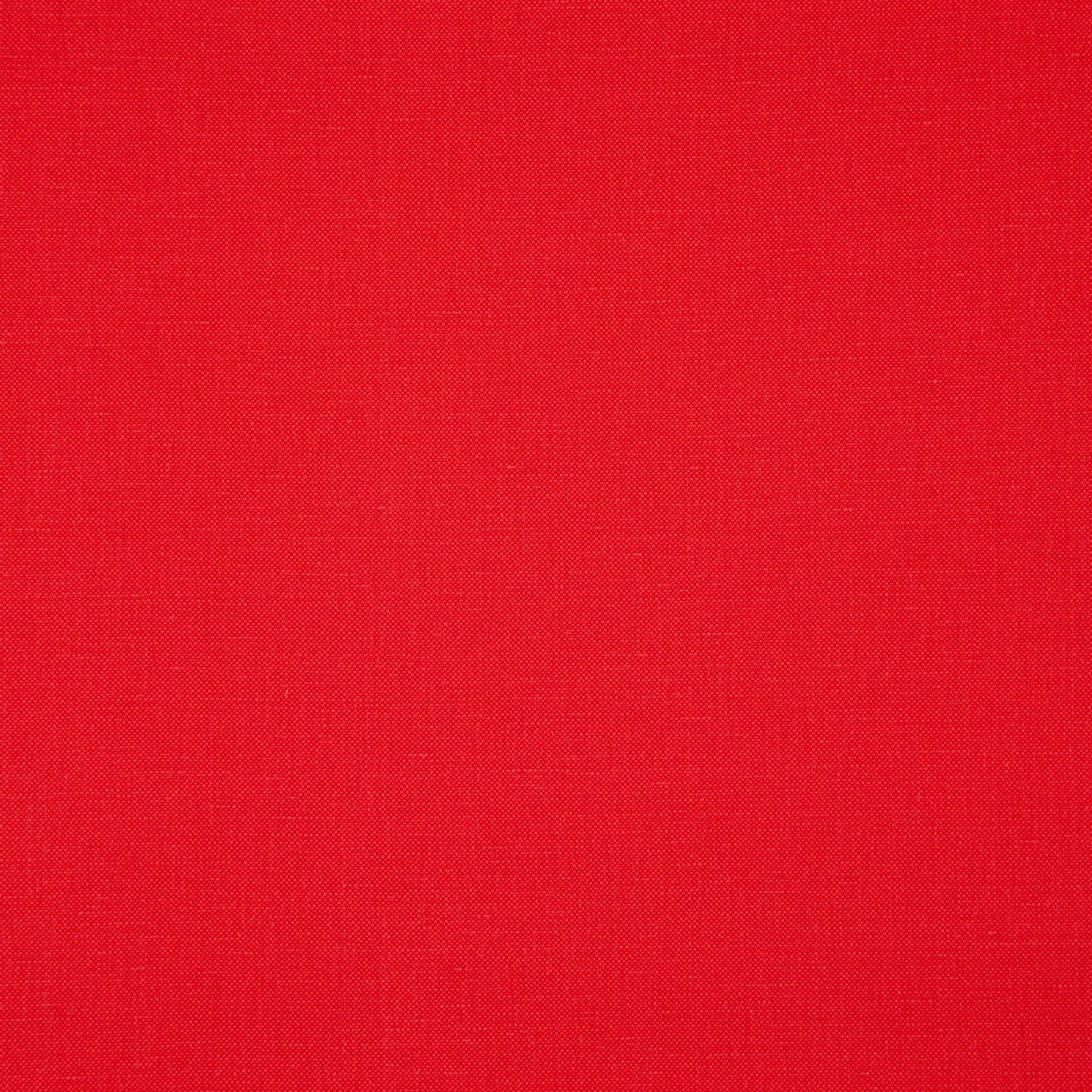 Red fabric swatch with subtle woven texture, soft and versatile for garments or crafts.
