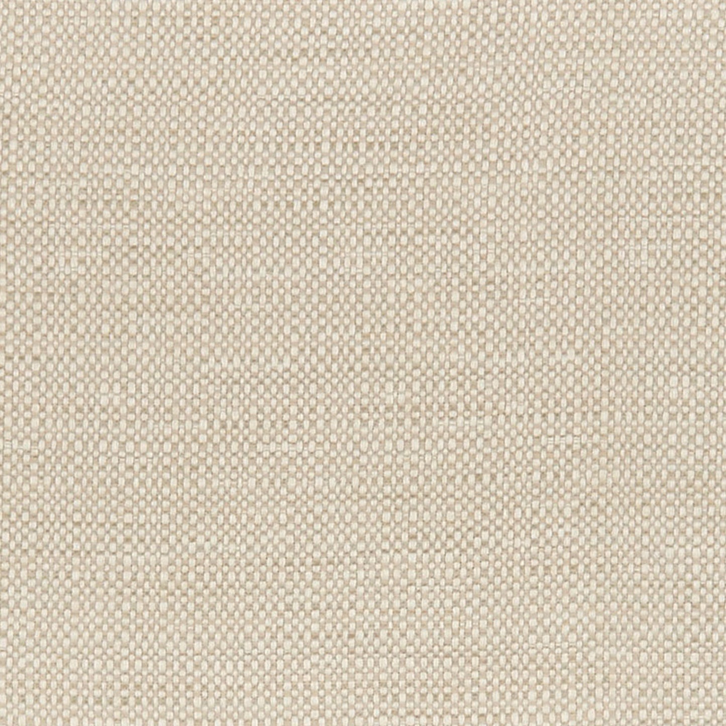 Beige woven fabric close-up with tight, linen-like texture; upholstery material.
