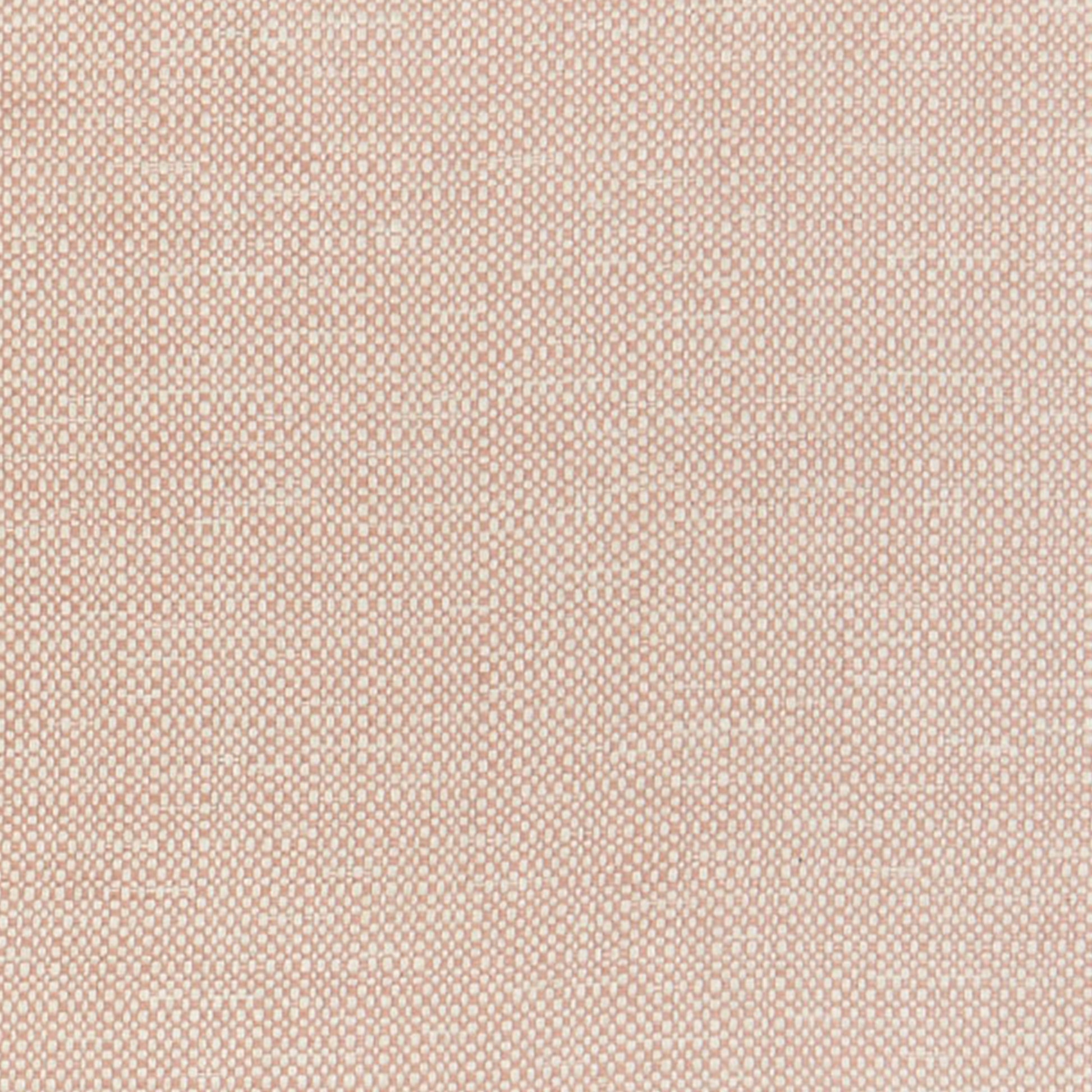 Pink jacquard fabric close-up with a fine grid-like texture; upholstery fabric.