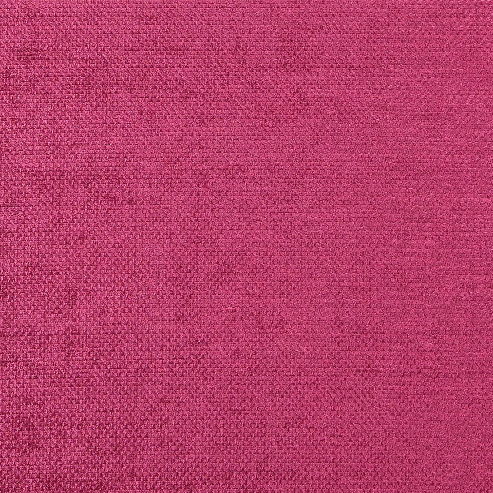 Magenta chenille fabric texture close-up; soft upholstery or throw fabric