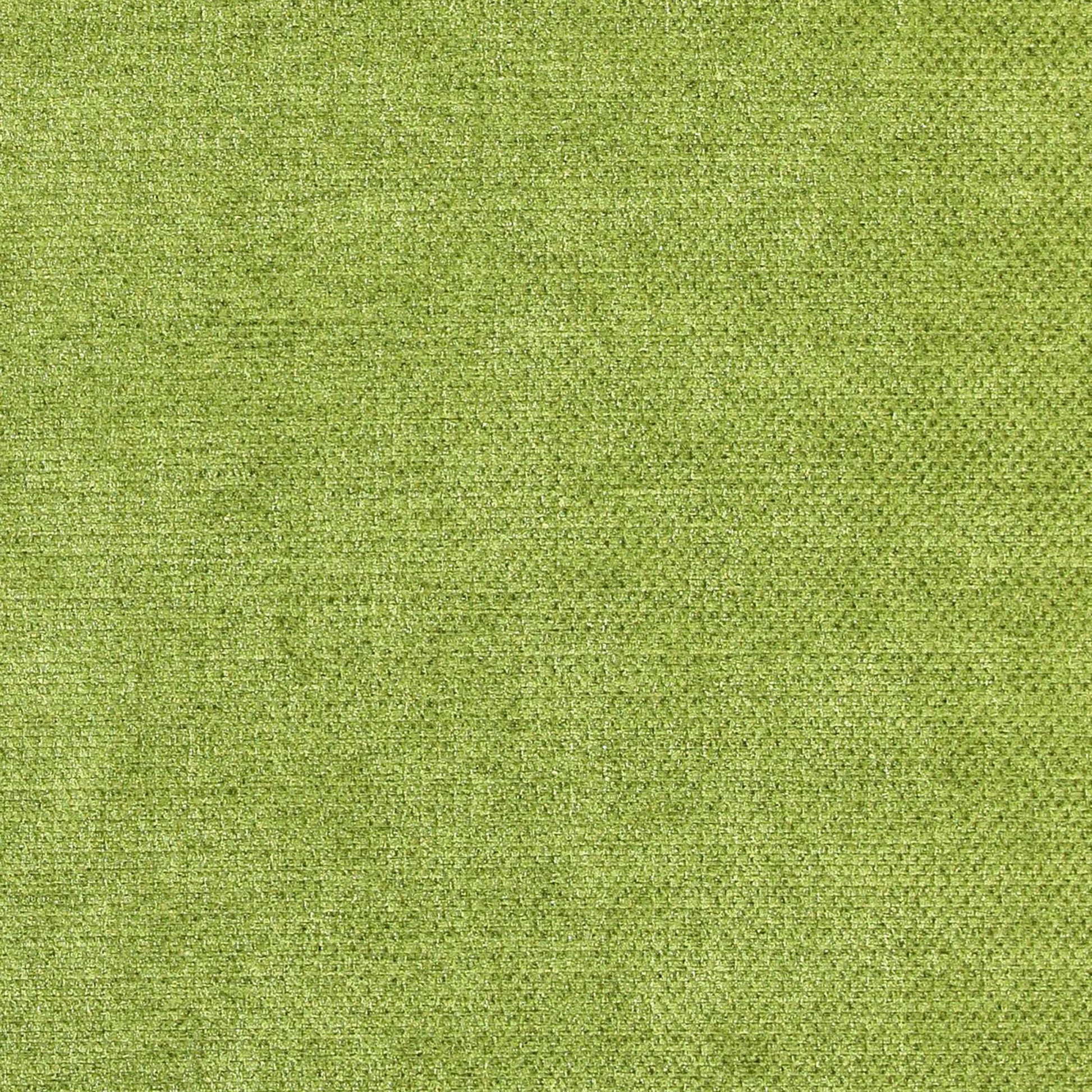 Olive green textured woven fabric close-up; soft upholstery material with tight weave.