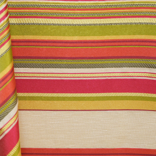 JF Fabrics JF Studio CONFECTION 75 Fabric Transitional,Stripe Burgundy,Red,Creme,Beige,Green,Multi,Orange,Rust,Pink,Yellow,Gold  Silk,Linen Texture - 5085875 SJ101