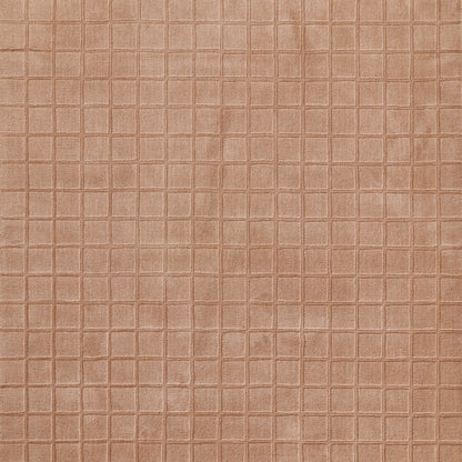 Tan leatherette with a small square grid embossing for a textured, modern look.