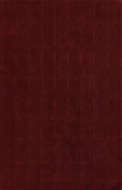 Rectangular burgundy leather cover with subtle repeating rounded-rectangle embossing for an elegant notebook/journal.