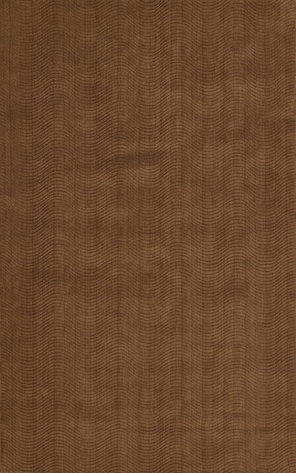 Brown corduroy fabric swatch with subtle ribbed texture and soft, durable finish.