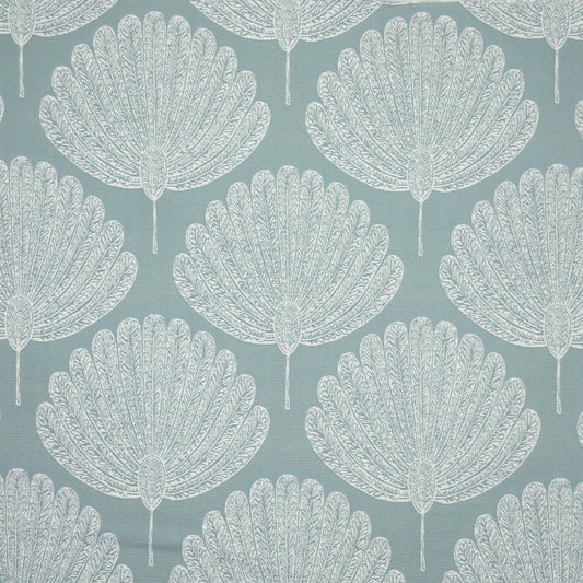 STOUT TEXTILES  MULTIPURPOSE,JACQUARD TRANSITIONAL,, FLORAL AQUA   - COPL-2