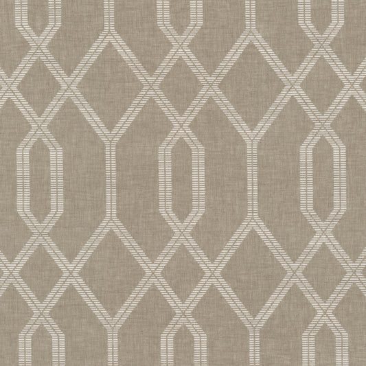 STOUT TEXTILES  MULTIPURPOSE,WOVENS TRANSITIONAL,, GEOMETRIC KHAKI,PONGEE   - CORN-1