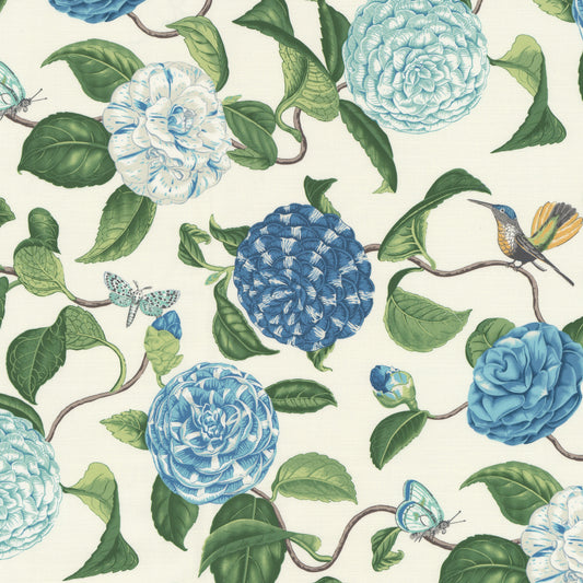 STOUT TEXTILES  MULTIPURPOSE,PRINT TRADITIONAL, FLORAL ROBINSEGG   - COSS-2