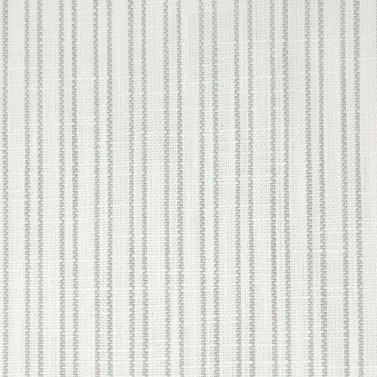 JF Fabrics Bella Dura Home COTTAGE 91 Fabric Stripe White, Grey  Linen Texture, Outdoor - 9057891 J9411