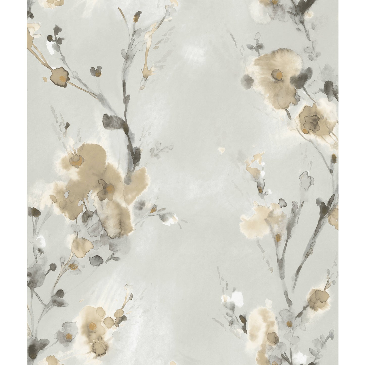 York Wallcoverings Best Sellers Neutral Charm Wallpaper  Botanical Browns   - CP1202