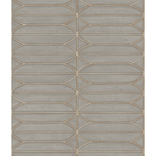 York Wallcoverings Grasscloth II Warm Grey Pavilion Wallpaper  Geometrics Whites and Off-Whites   - CP1234
