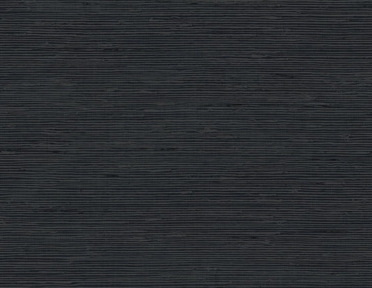 Seabrook Designs A Lot More Textures Vantaa Faux Grasscloth Contemporary Blacks Matte Sidewall - CP90200