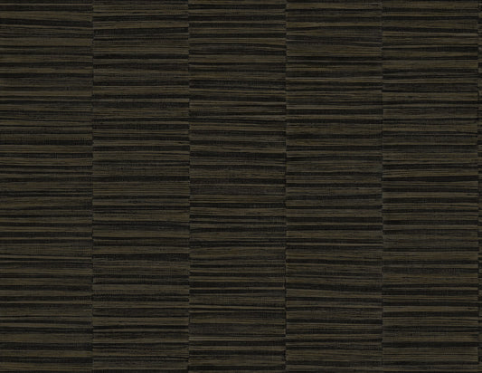 Seabrook Designs A Lot More Textures Forssa Striped Contemporary Browns & Taupes Matte Sidewall - CP92006