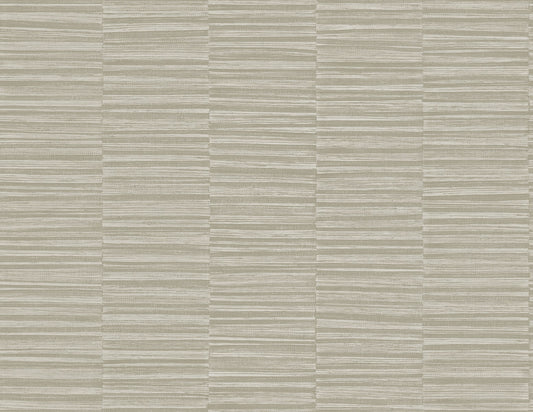 Seabrook Designs A Lot More Textures Forssa Striped Contemporary Cool Neutrals Matte Sidewall - CP92007