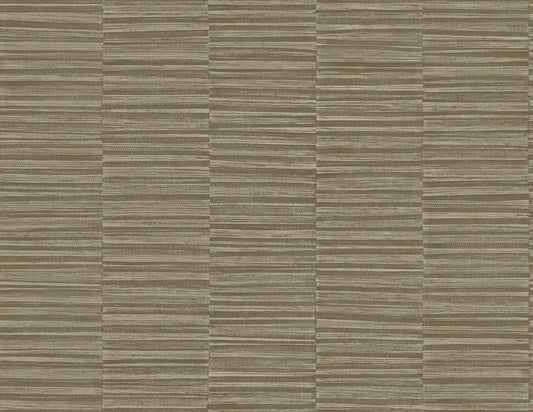 Seabrook Designs A Lot More Textures Forssa Striped Contemporary Warm Neutrals & Beiges Matte Sidewall - CP92017