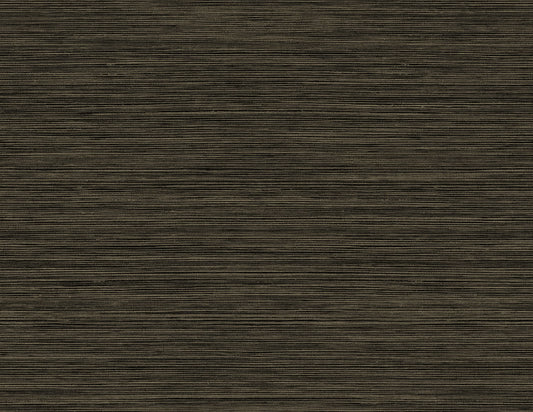 Seabrook Designs A Lot More Textures Rauma Faux Grasscloth Contemporary Blacks Matte Sidewall - CP92216