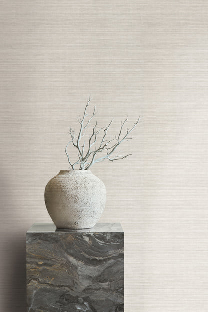 York Wallcoverings Designer Resource Monarch Silk Dove Wallpaper  Weaves Whites and Off-Whites   - CR9246N