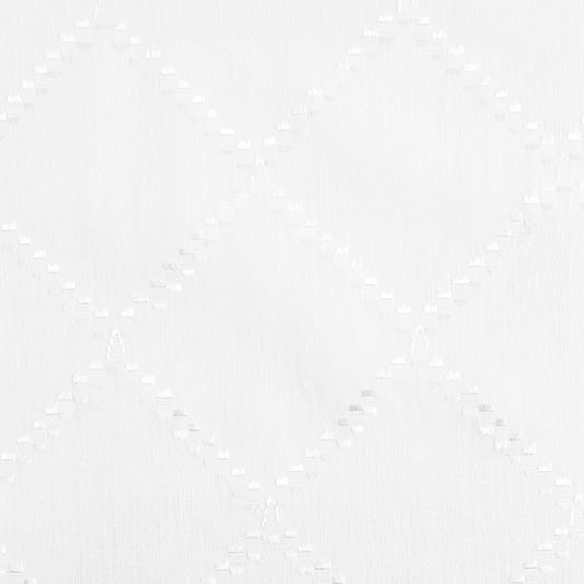 STOUT TEXTILES  DRAPERY,SHEER TRANSITIONAL,, DIAMOND BLEACH,SALT,SNOW,WHITE   - CRAW-3