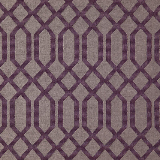 JF Fabrics fibre-guard CRISSCROSS 56 Fabric Transitional,Contemporary,Geometric Purple  Chenille,Texture - 6005356 J7911