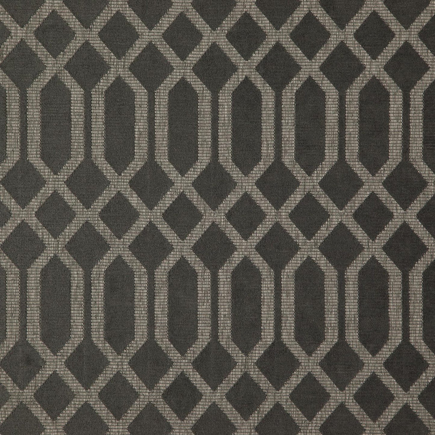 JF Fabrics fibre-guard CRISSCROSS 98 Fabric Transitional,Contemporary,Geometric Grey/Silver  Chenille,Texture - 6005398 J7911