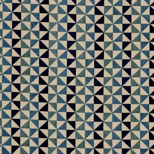 STOUT TEXTILES  UPHOLSTERY,WOVENS TRANSITIONAL,, GEOMETRIC INDIGO,INK   - CROI-2