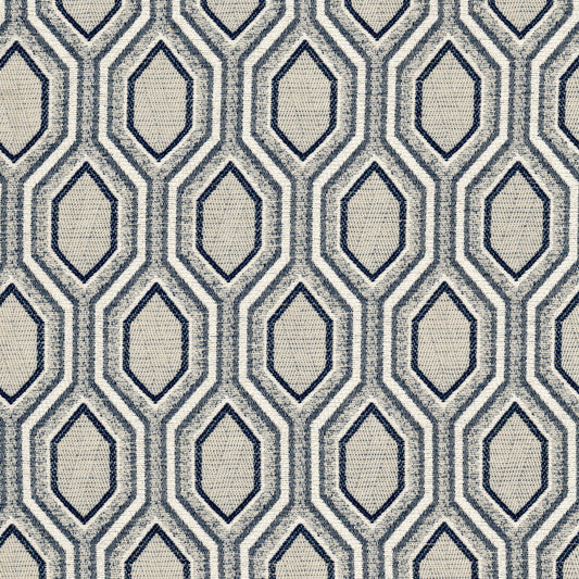 STOUT TEXTILES  UPHOLSTERY,WOVENS TRANSITIONAL,, OGEE INDIGO,INK   - CRUI-2