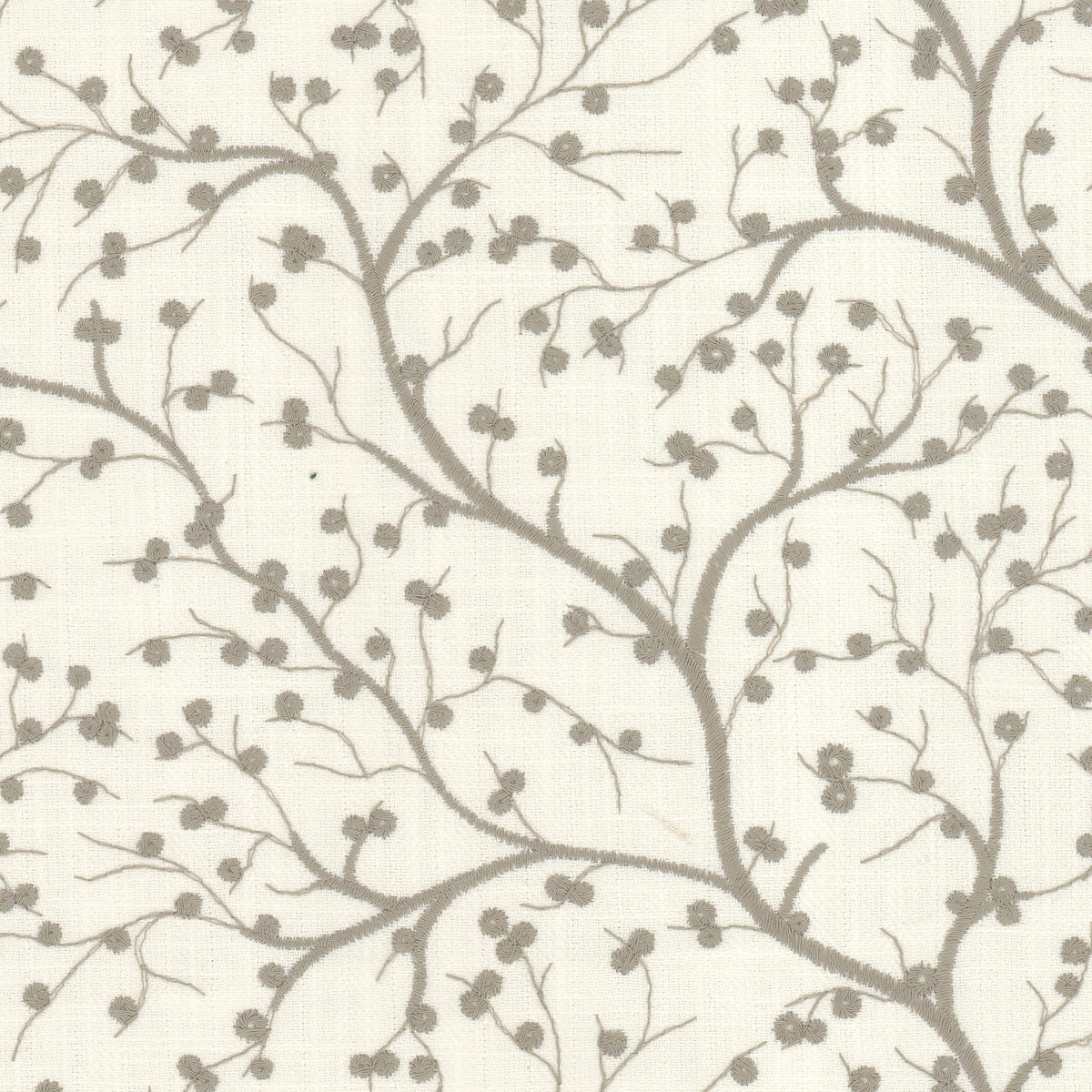 STOUT TEXTILES  MULTIPURPOSE,EMBROIDERIES TRADITIONAL, FLORAL PEWTER   - CRUM-4