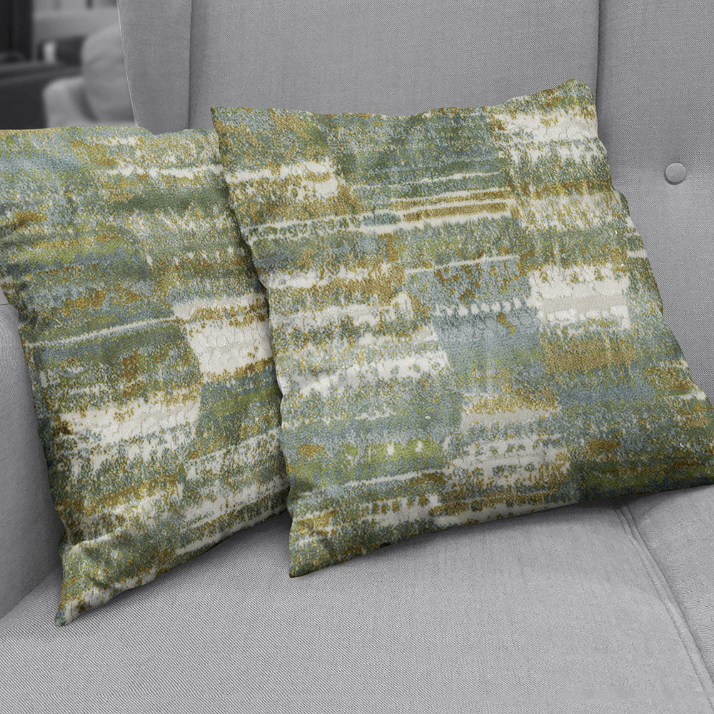 NICHOLASJOHN INC NJ-MARCH Sage Geometric,Velvet   Fabric - NJ25-728