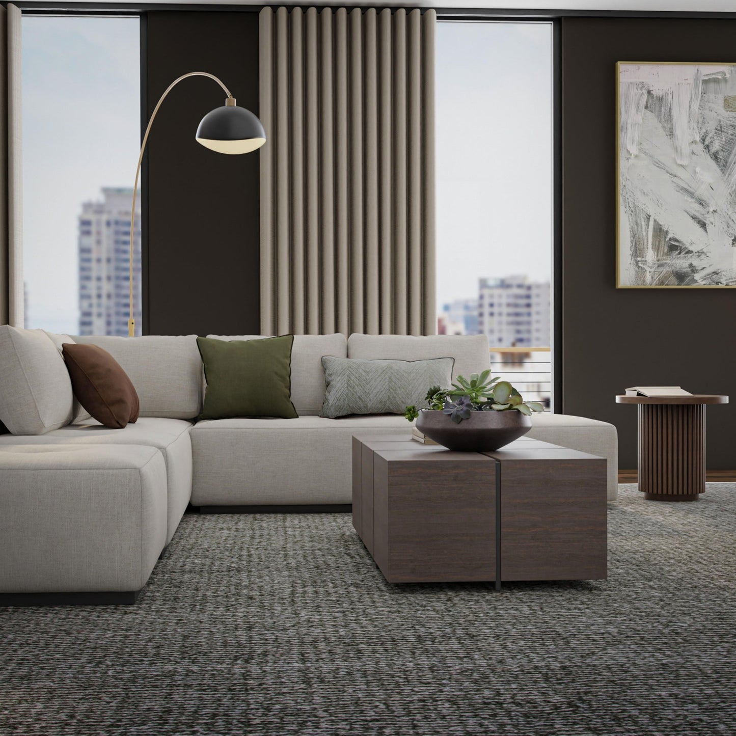 Cosgrove casual rug, 3' x 5'.