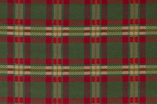 SCALAMANDRE OUTLET  FABRIC INDIANA SCOTCH PLAID  FABRIC GREEN, RED   - CS 30604995 NEW SKU # CS49953060