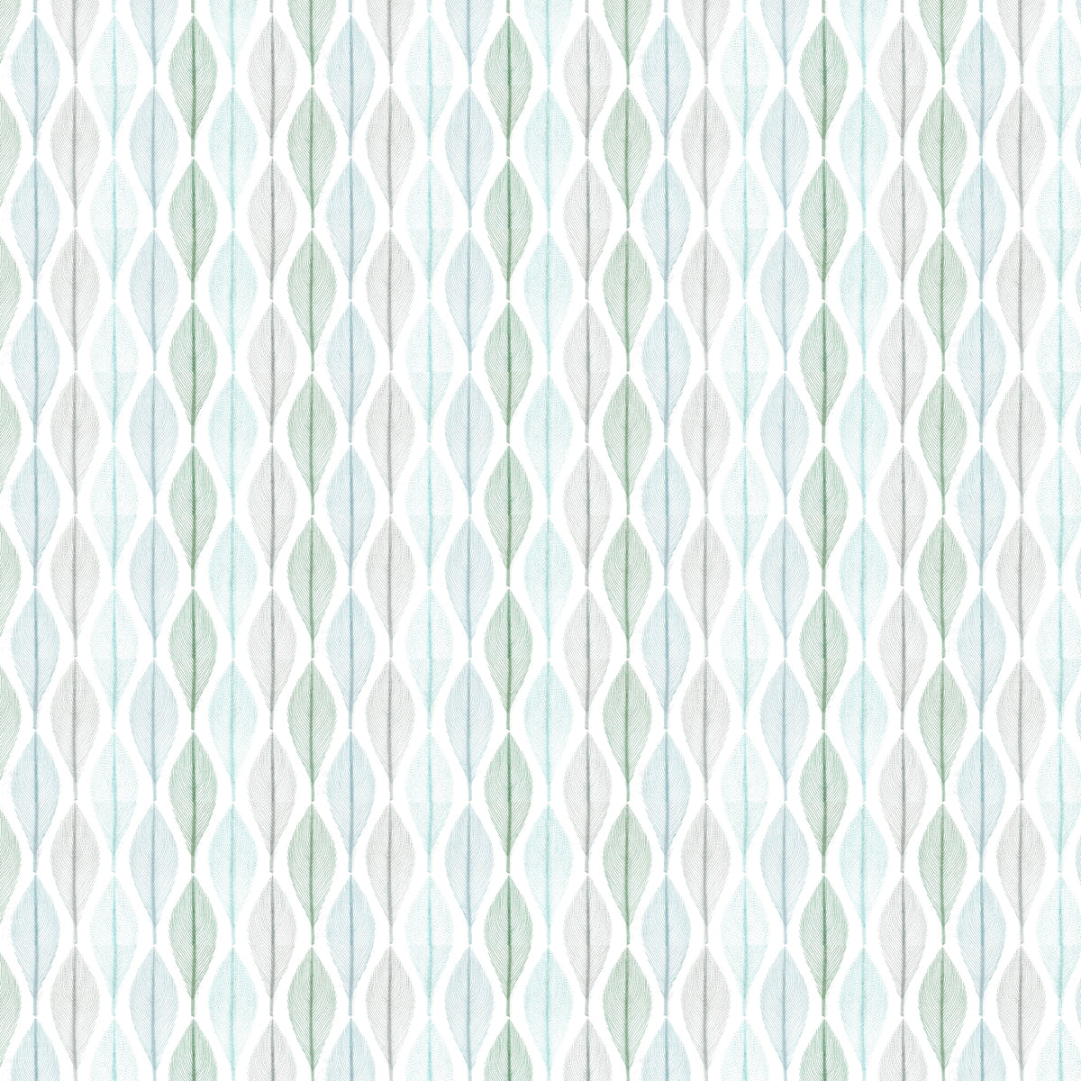 STOUT TEXTILES  MULTIPURPOSE,EMBROIDERIES TRANSITIONAL,, FLORAL SEAFOAM,SEAMIST   - CULV-1