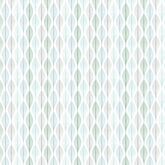 STOUT TEXTILES  MULTIPURPOSE,EMBROIDERIES TRANSITIONAL,, FLORAL SEAFOAM,SEAMIST   - CULV-1