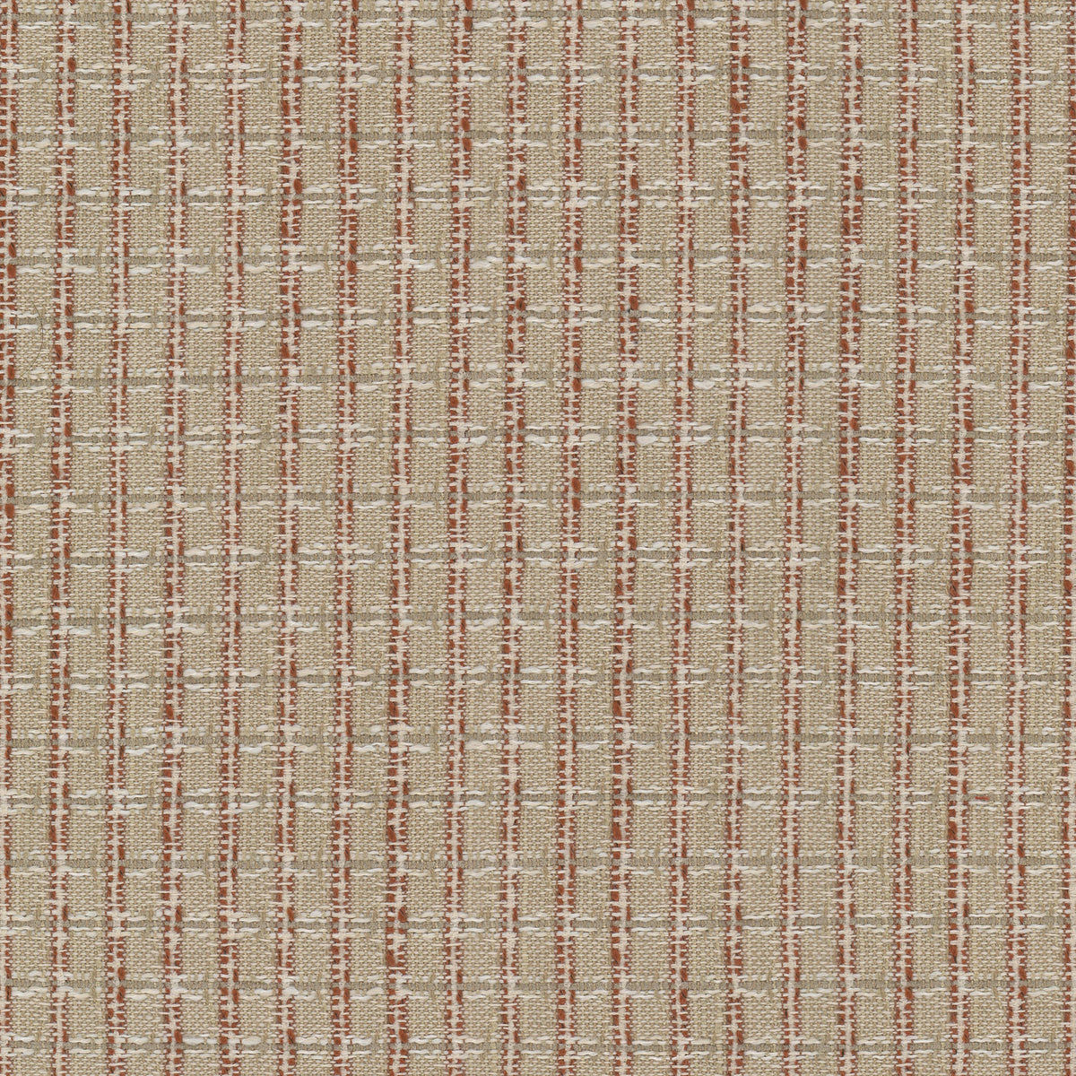 STOUT TEXTILES  UPHOLSTERY,WOVENS TRADITIONAL, PLAID/CHECK CAYENNE   - CURL-2