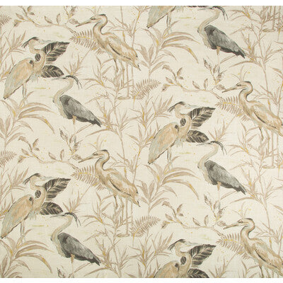 KRAVET DESIGN PRINT FLORA & FAUNA TAUPE,GREY,BEIGE   - CURLIN.106.0