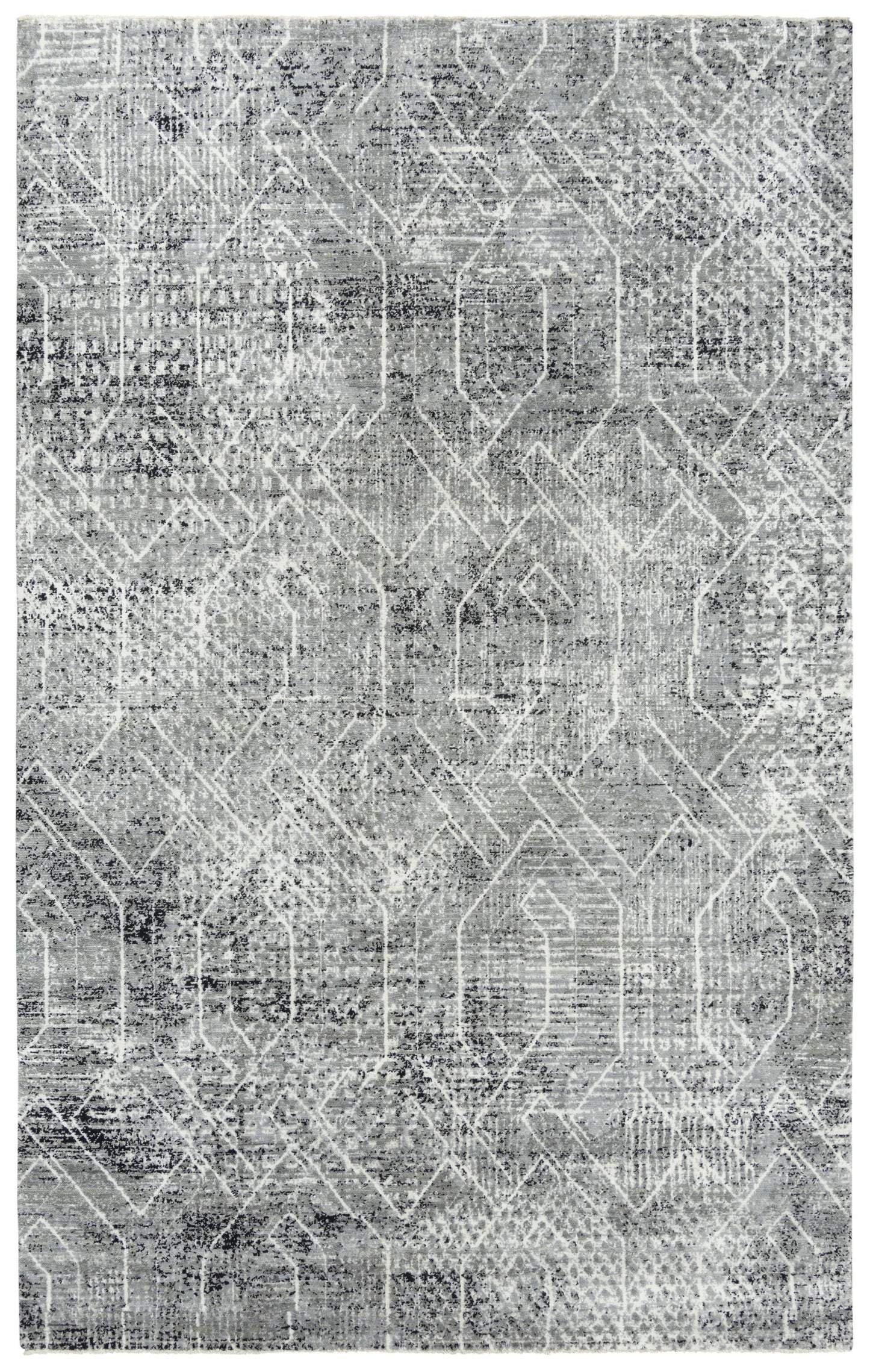 Contemporary rug, 2' x 3'.