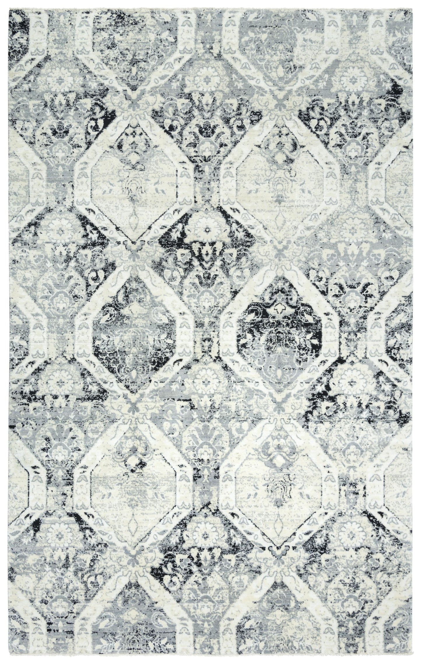 Transitional rug, 2' x 3'.