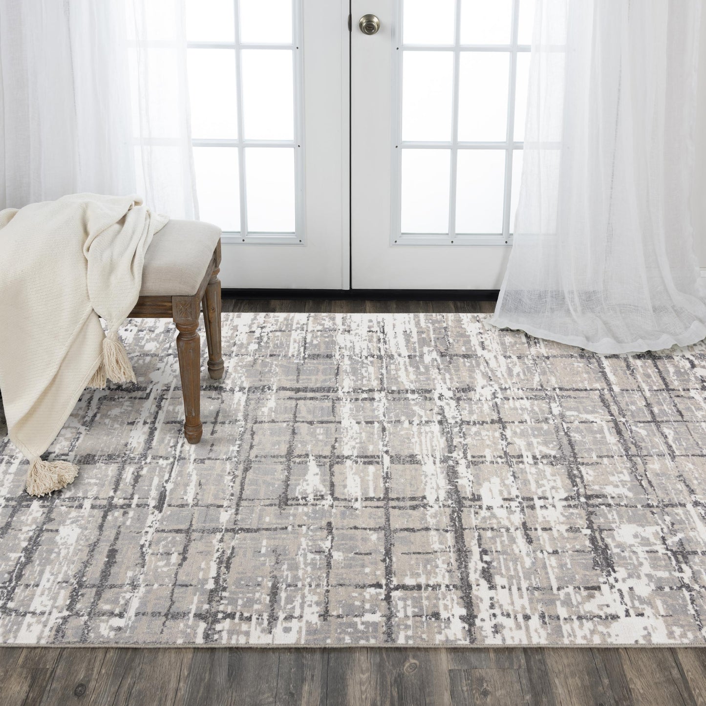 Contemporary rug, 10' x 13' - CUTCUT11637330113