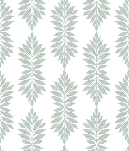 York Wallcoverings Water's Edge Resource Library Broadsands Botanica Light Green Wallpaper  Botanical Greens   - CV4425