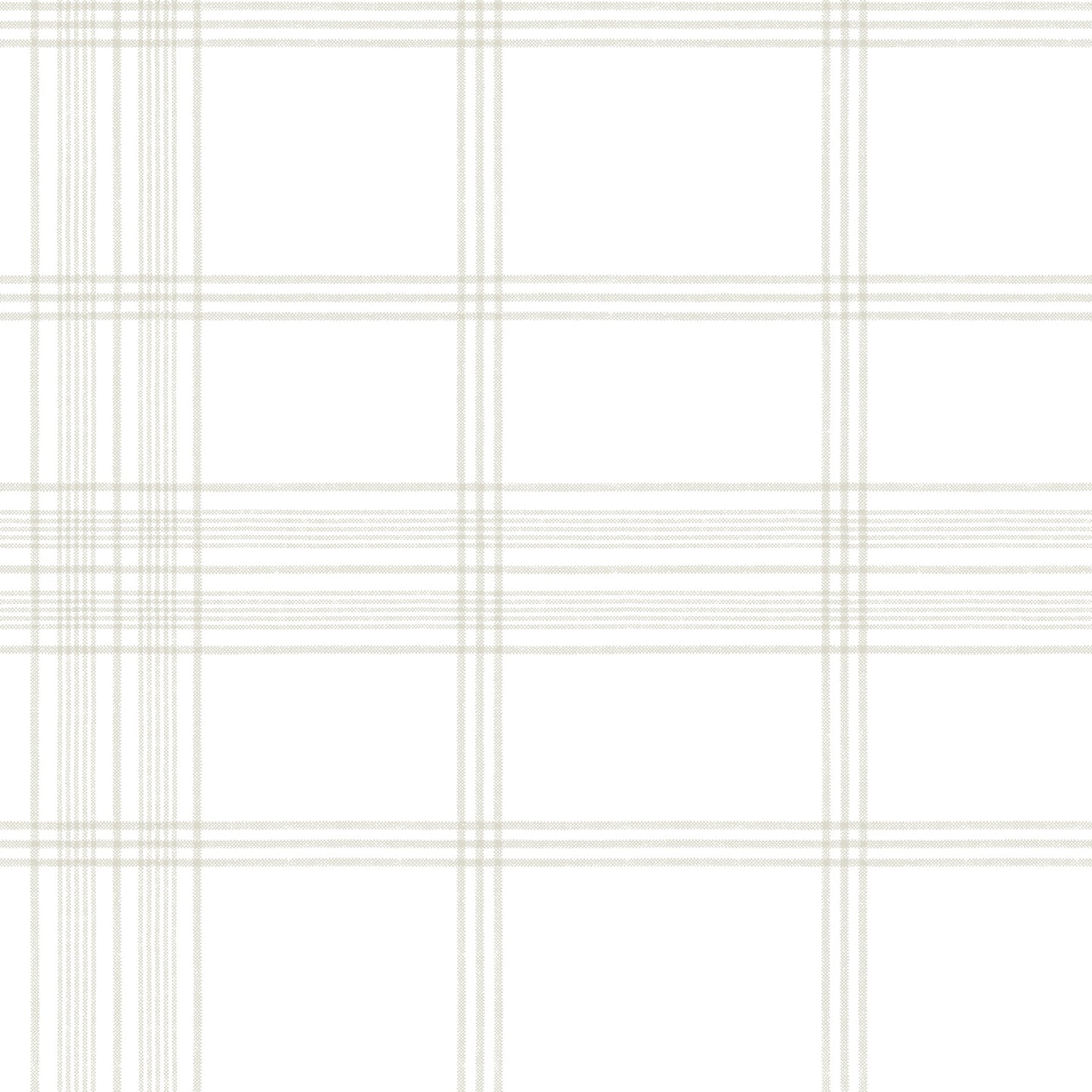 York Wallcoverings Water's Edge Resource Library Charter Plaid Off White Wallpaper Plaids & Checks Plaids & Checks Off White   - CV4466