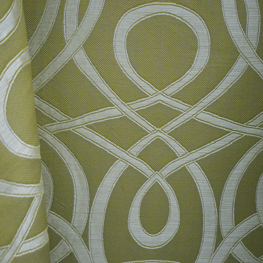 JF Fabrics JF Studio CYCLONE 73 Fabric Transitional,Novelty,Scroll Creme,Beige,Green  Tapestry,Texture,Linen Texture - 5085673 SJ101