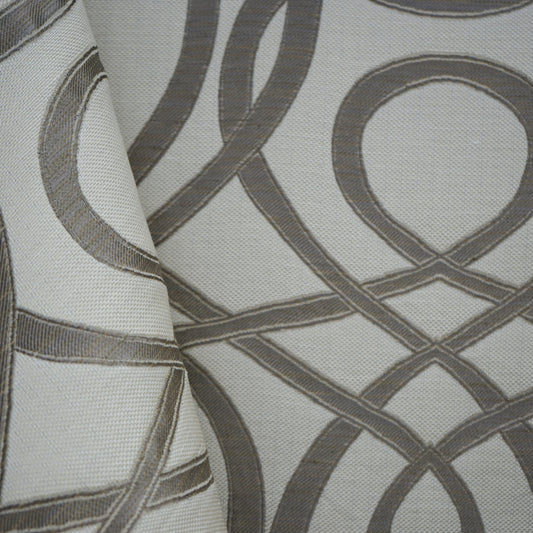 JF Fabrics JF Studio CYCLONE 95 Fabric Transitional,Novelty,Scroll Grey,Silver,Offwhite,White  Tapestry,Texture,Linen Texture - 5085695 SJ101