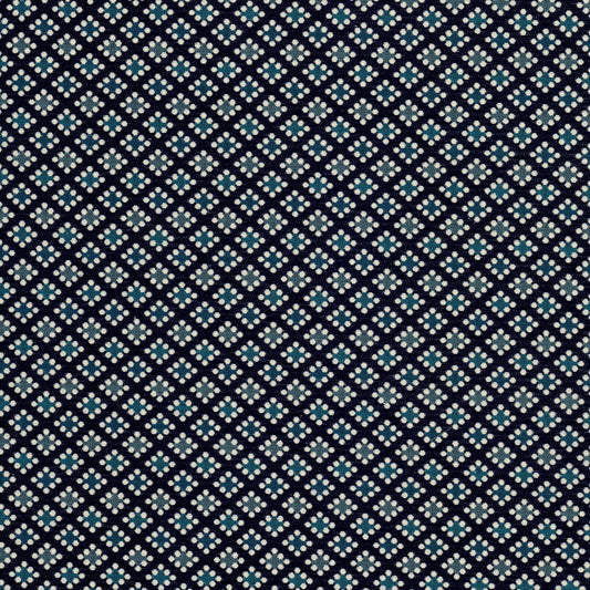 STOUT TEXTILES  UPHOLSTERY,WOVENS TRADITIONAL, DIAMOND INDIGO,INK   - CYRI-1