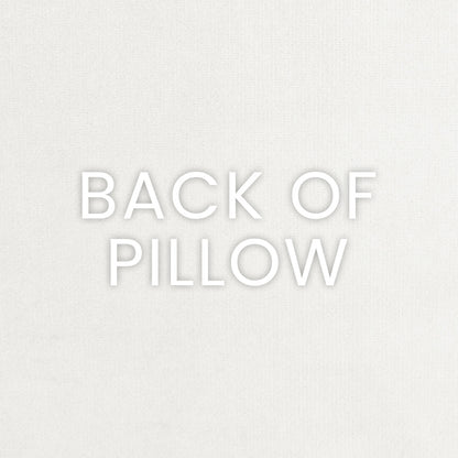 24" x 24" pillow with charcoal embroidery on textured fabric.