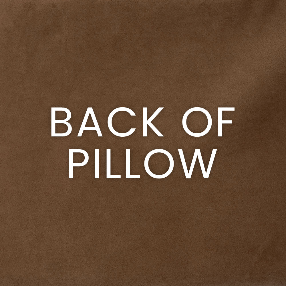 D.V. KAP HOME   24" x 24" Montreux Pillow - Espresso Abstract    - 3708-E-2424