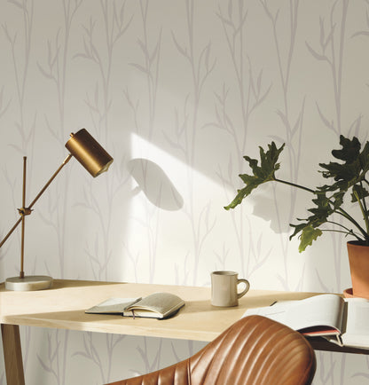 York Wallcoverings Artisan Digest Matcha Off White Wallpaper  Botanical Whites and Off-Whites   - DA3507N